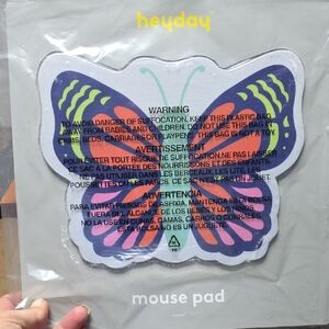 Heyday Multicolor Butterfly Mouse Pad